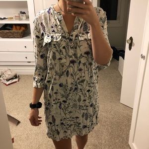 H&M floral print dress size small